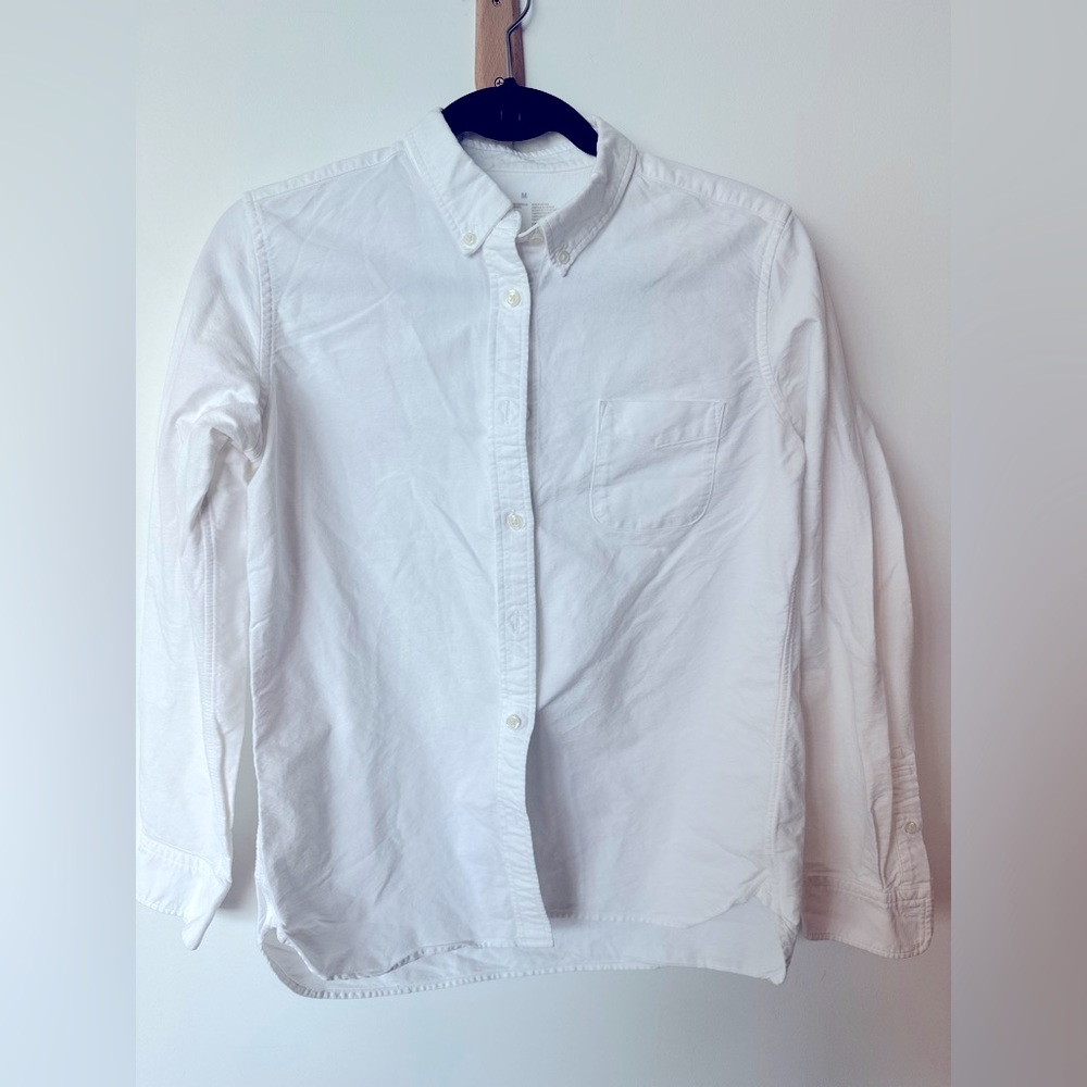 MUJI WHITE OXFORD SHIRT
